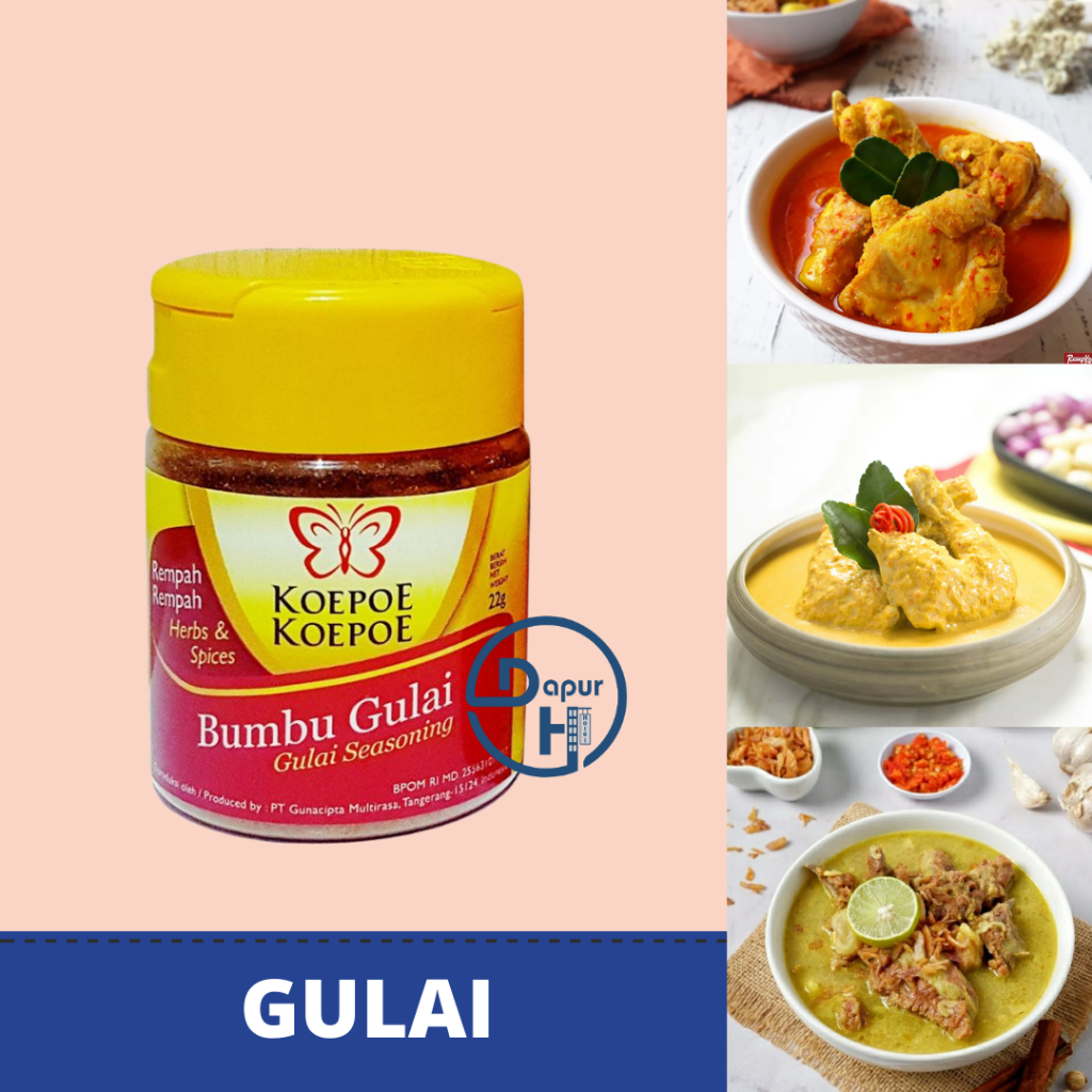 

KOEPOE Gulai Bubuk 22g | Bumbu Gulai Bubuk-