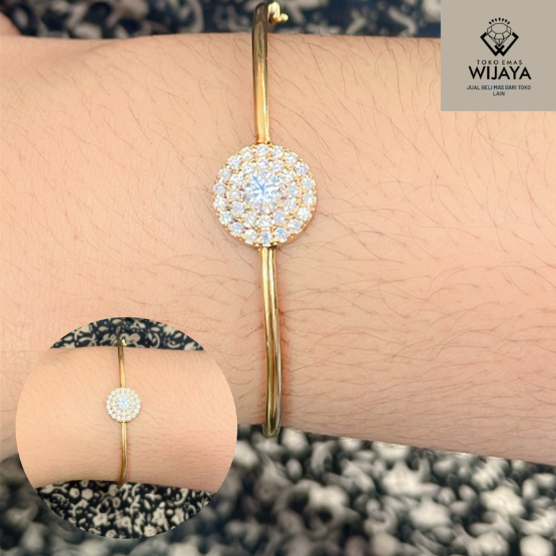 GELANG BANGLE WANITA / EMAS ASLI KADAR 375