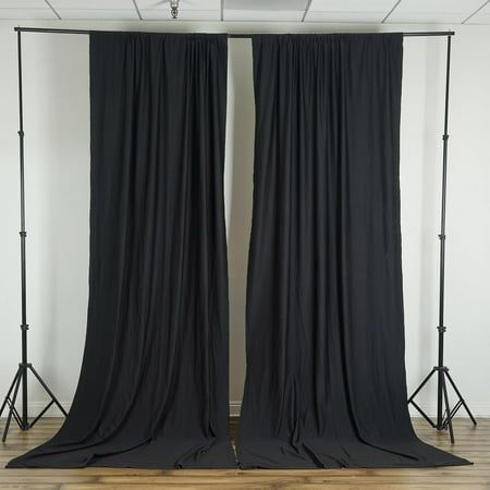 Kain Hitam polos Backdrop Background foto Studio Grade A 3mx2.40m