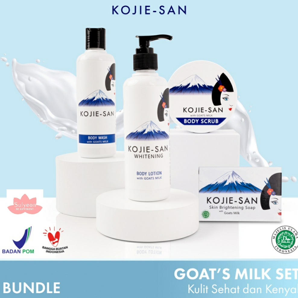 [BPOM original] Kojie-San Paket 1 Set Kojic Glowing/Sabun mandi Cair/Sabun Mandi/Body Wash
