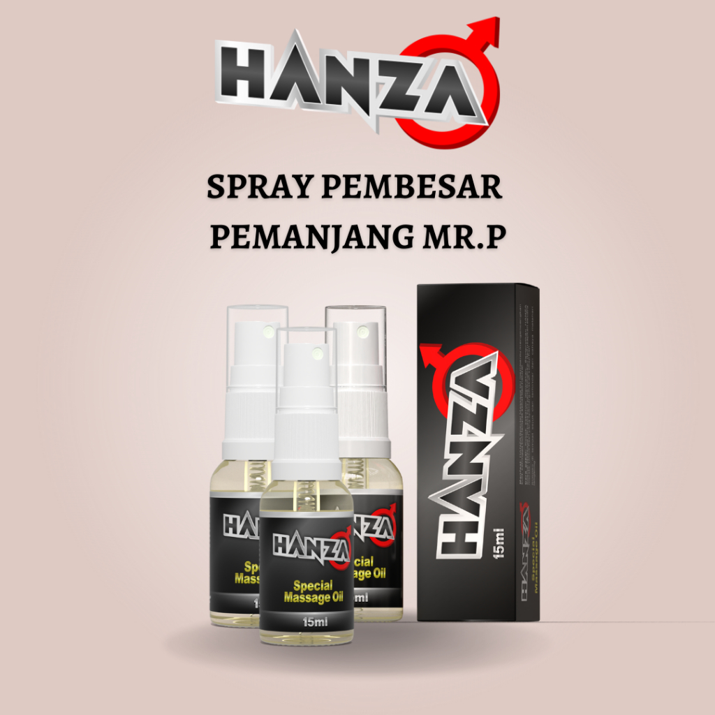 PROMO BEST SELLER Hanza Spray Asli Original BPOM Pembesarmr p pembesaralat vital Spray PembesarAlat 