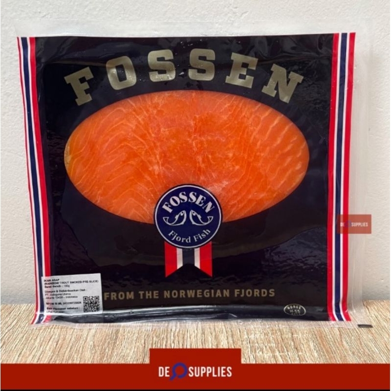 

Fossen Smoked Salmon 100gr - Salmon Asap Norwegian Smoked Trout Slices