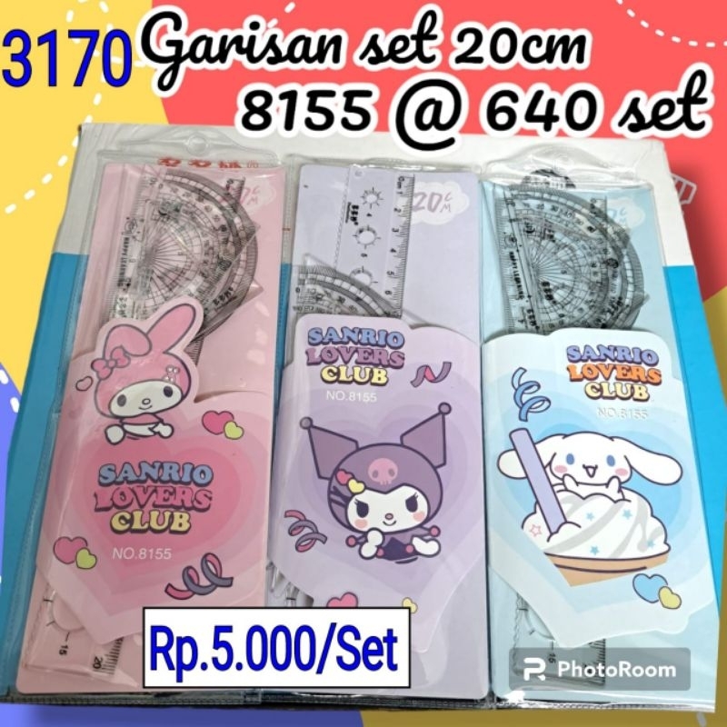 

GARISAN SET KUROMI ISI 4PCS