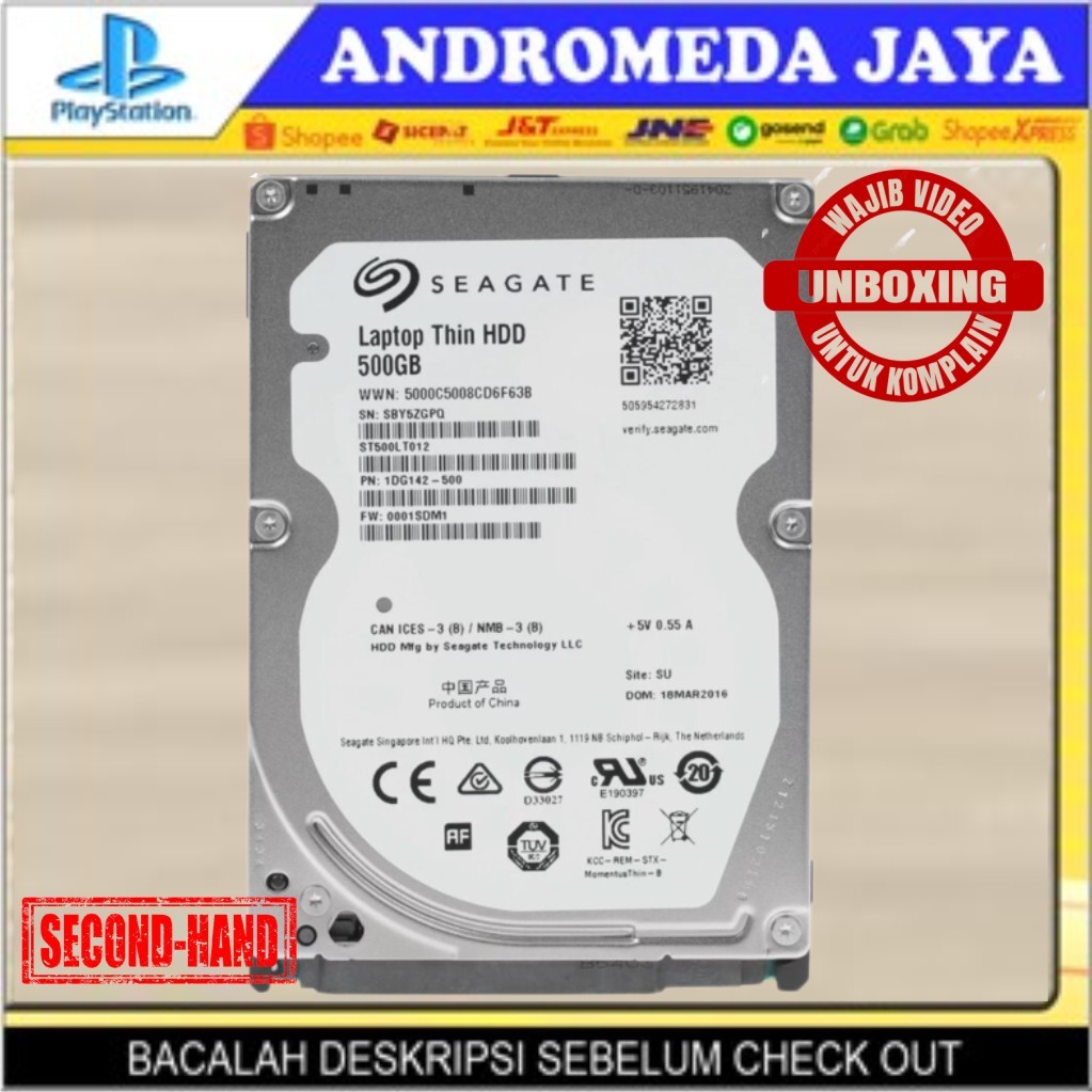 HARDISK 500GB SATA 2,5 inchi