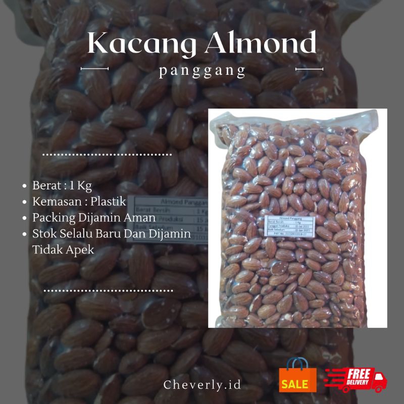 

Kacang Almond Kupas - 1 Kg