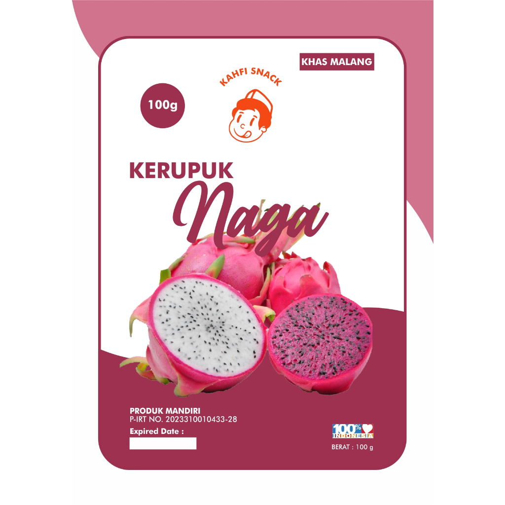 

KERUPUK BUAH NAGA KHAS OLEH OLEH KHAS MALANG 100GRAM
