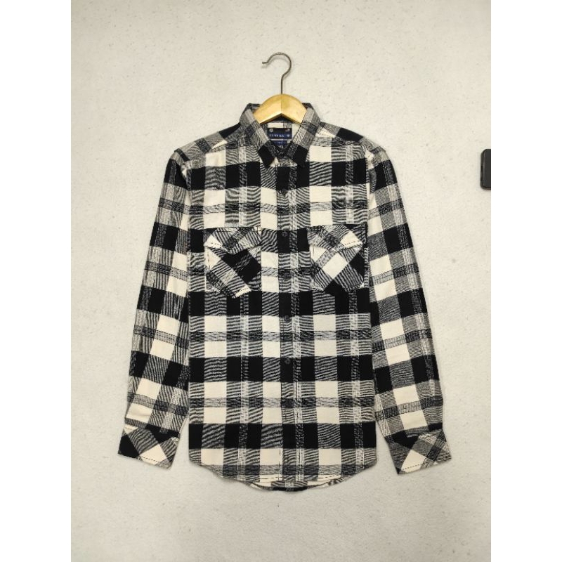 kemeja panjang Benhill flanel