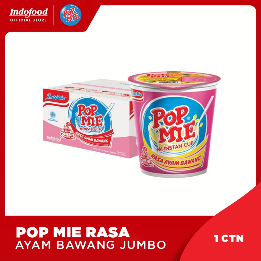 

1 ctn - Pop Mie Rasa Ayam Bawang Jumbo