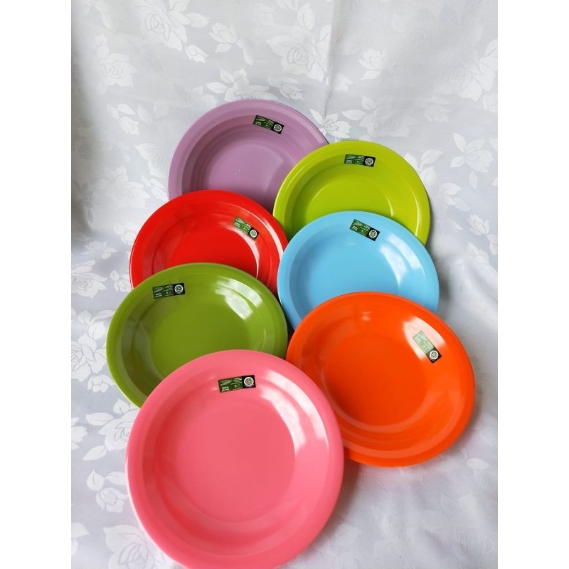 Piring melamin ulir 10inc