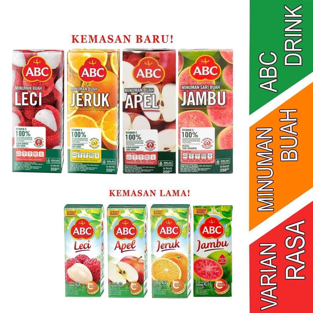 Minuman Varian Rasa Buah - Abc Drink - Minuman Jus Buah