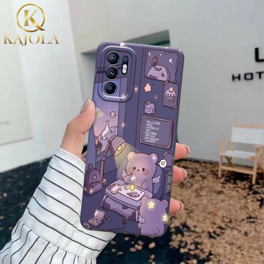 Case Hp OPPO RENO 6 - Case Motif  - OPPO RENO 6 Sicon Hp - Cover Hp - Aksesoris Handphone - Casing M