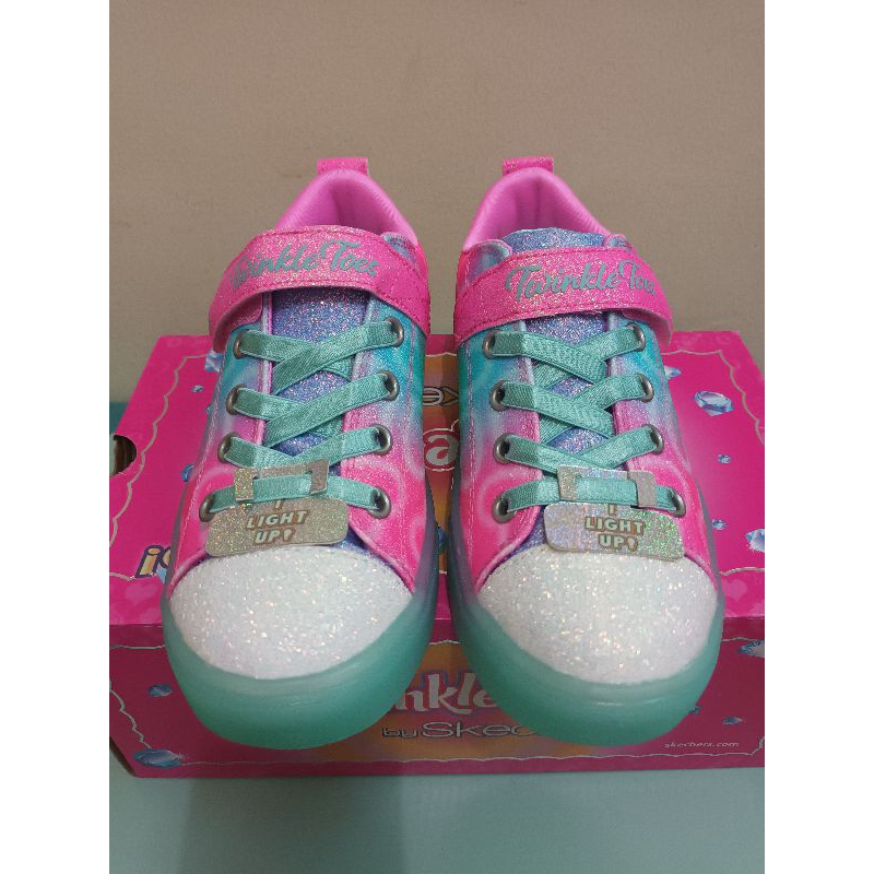Skechers Twinkle Toes Love Rainbow Lampu