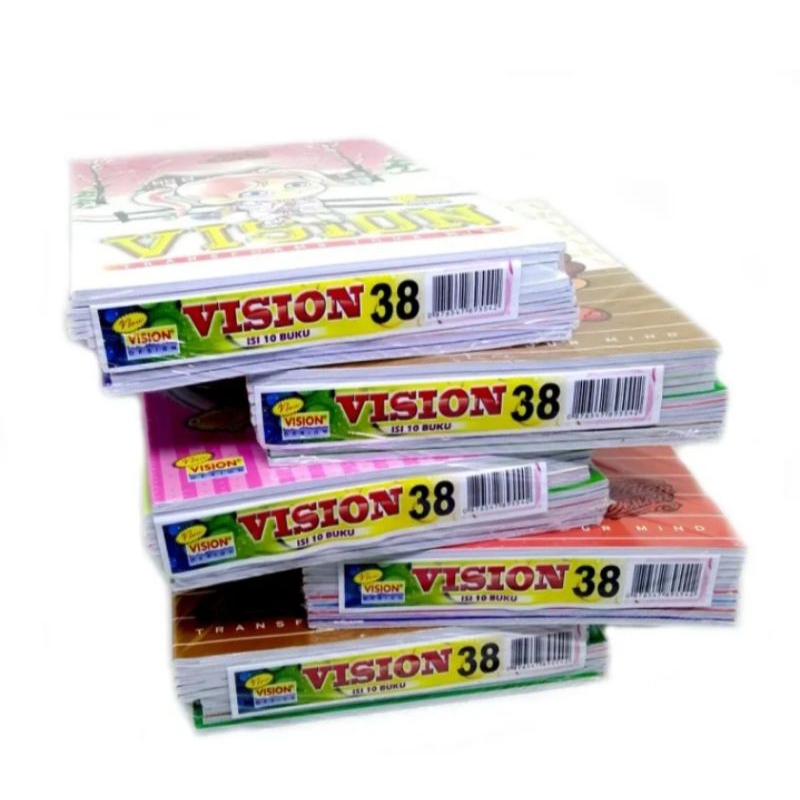 

BUKU VISION 38 LEMBAR 1 PACK ISI 10 PCS