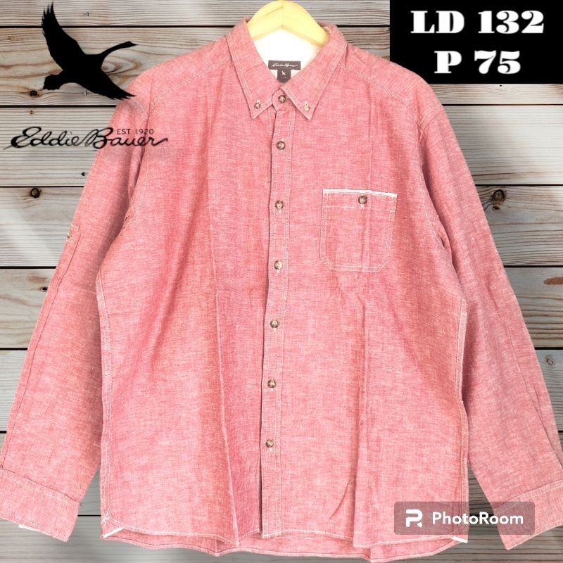 KEMEJA PRIA OXFORD BY EDDIE BAUER