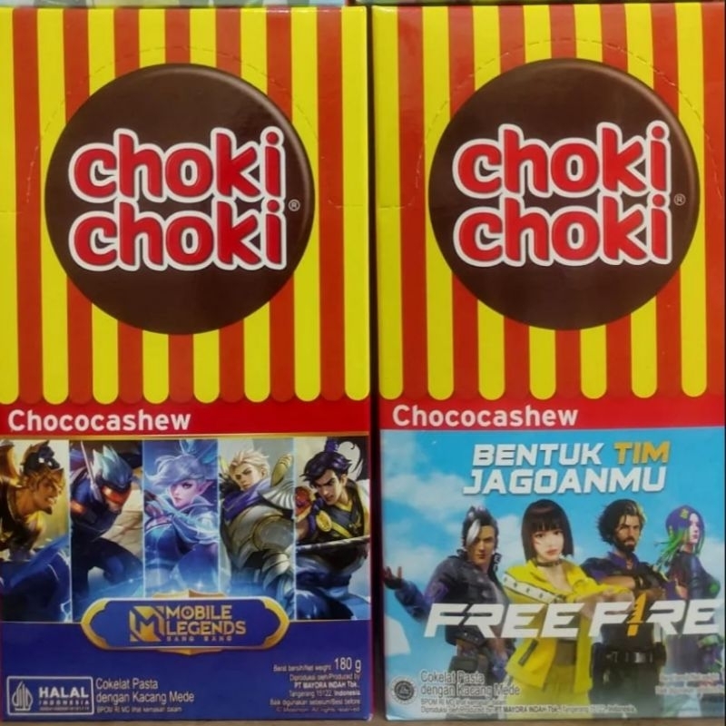 

Choki choki choco cashew box isi 20pc