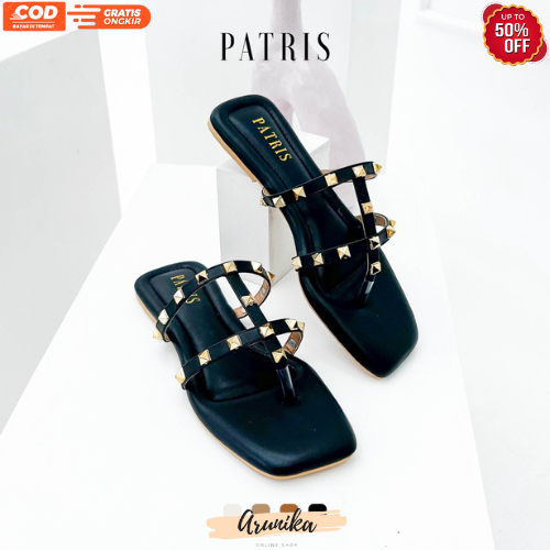 Sandal Teplek Patris Gemi Original Sandal Jepit Wanita Flat Kekinian - Arunika.mart