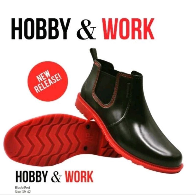 Sepatu Boot Ap Hobby & Work Multifungsi- sepatu boot pria wanita