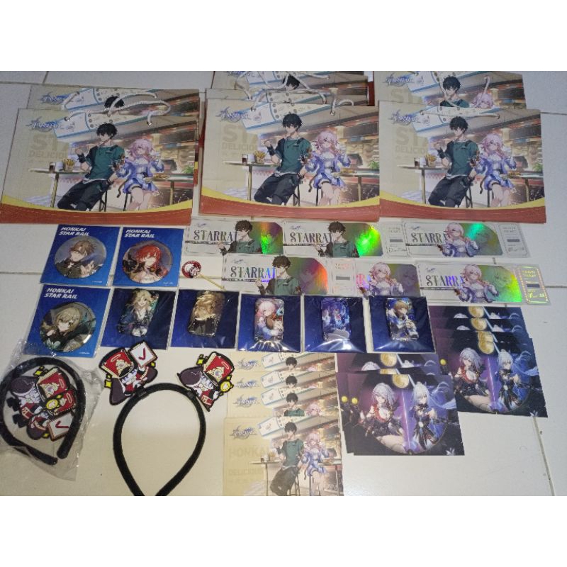 [Limited Official] Merch HSR x Convivium, Ticket Hologram Danheng & March 7th(redeem code belum dibu