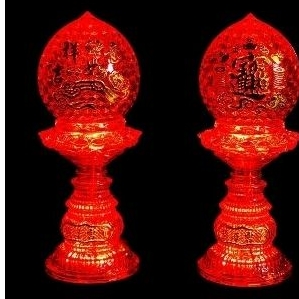Lampu altar/Lampu Sembahyang Altar Led Kristal sien to uk 22cm