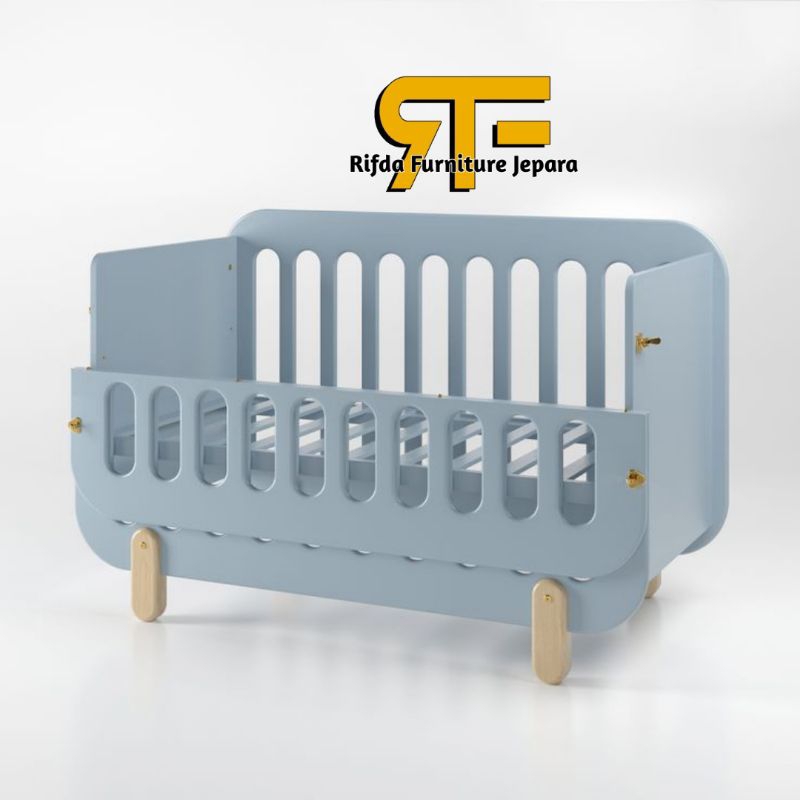 ranjang anak duco minimalis jari ( ranjang bayi,ranjang bayi modern )