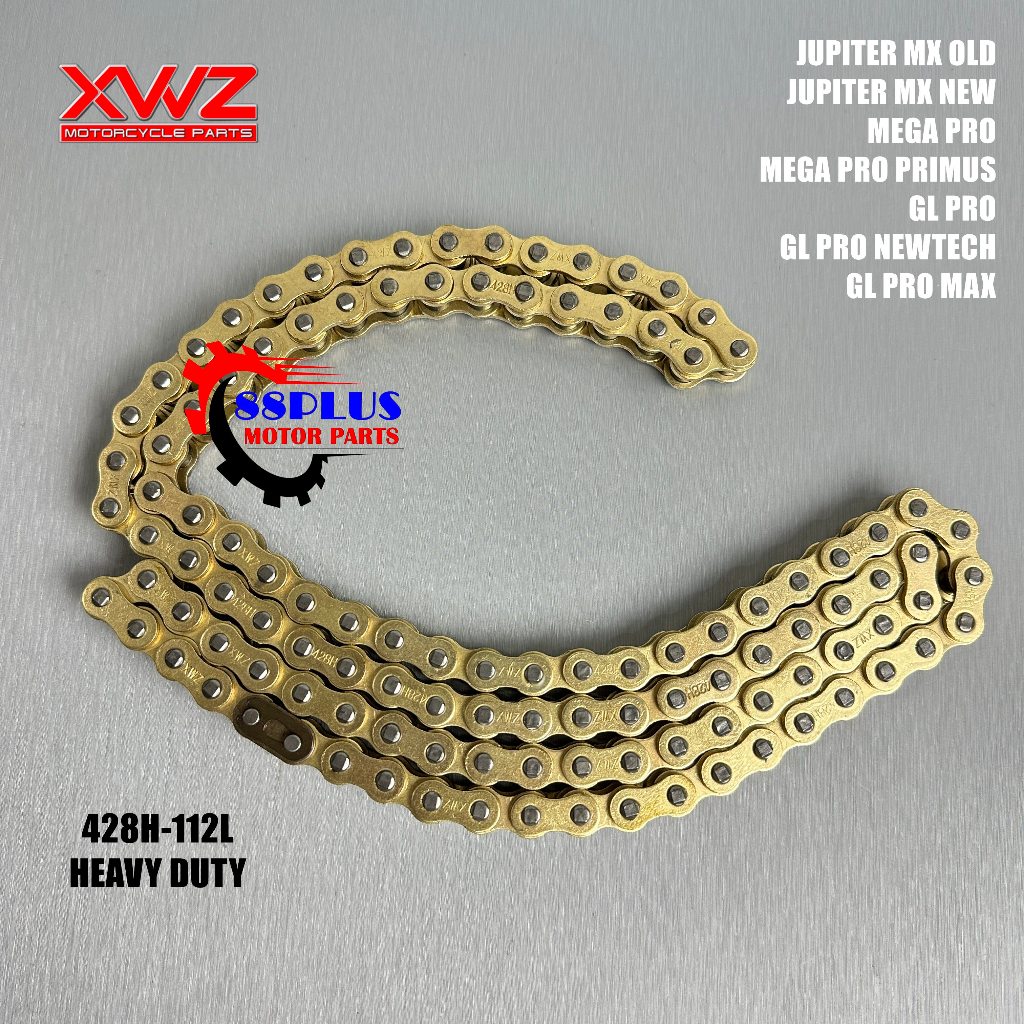 RANTAI RANTE RODA MOTOR 428H-112L JUPITER MX JUPITER MX NEW 135 MEGA PRO PRIMUS MEGA PRO HIU GL PRO 