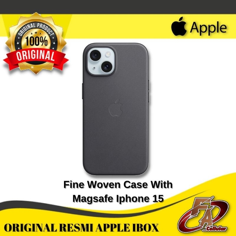 Fine Woven Case With Magsafe Iphone 15 - Original Resmi Ibox