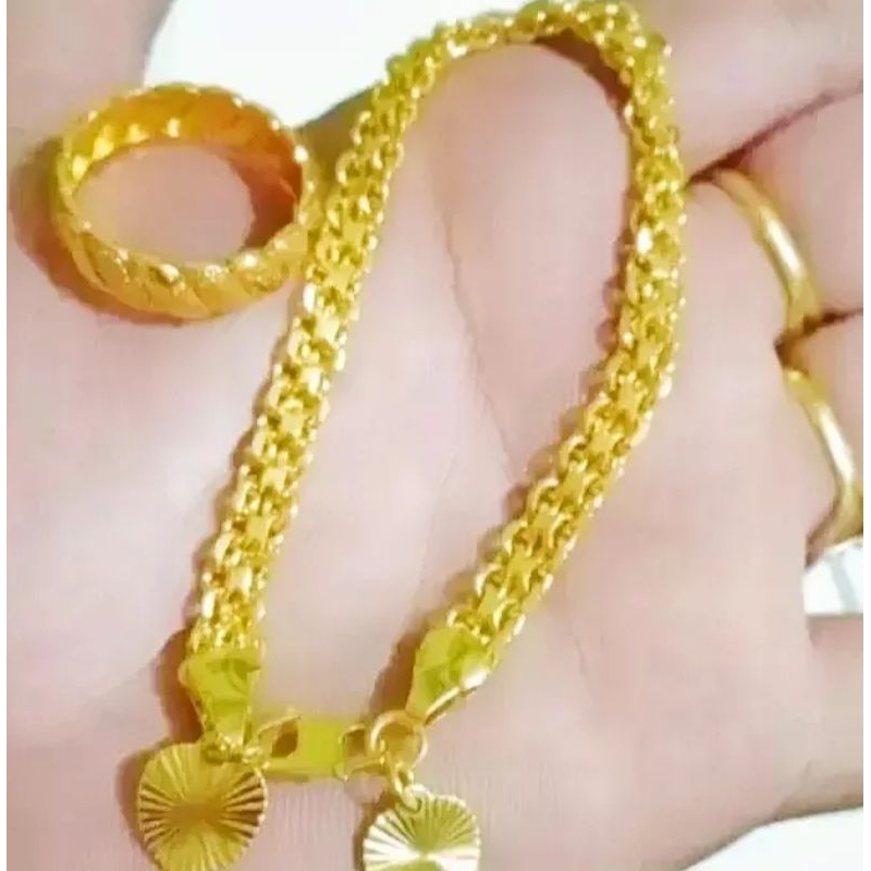 Emas mudah gelang&cincin kadar 17.7% free surat