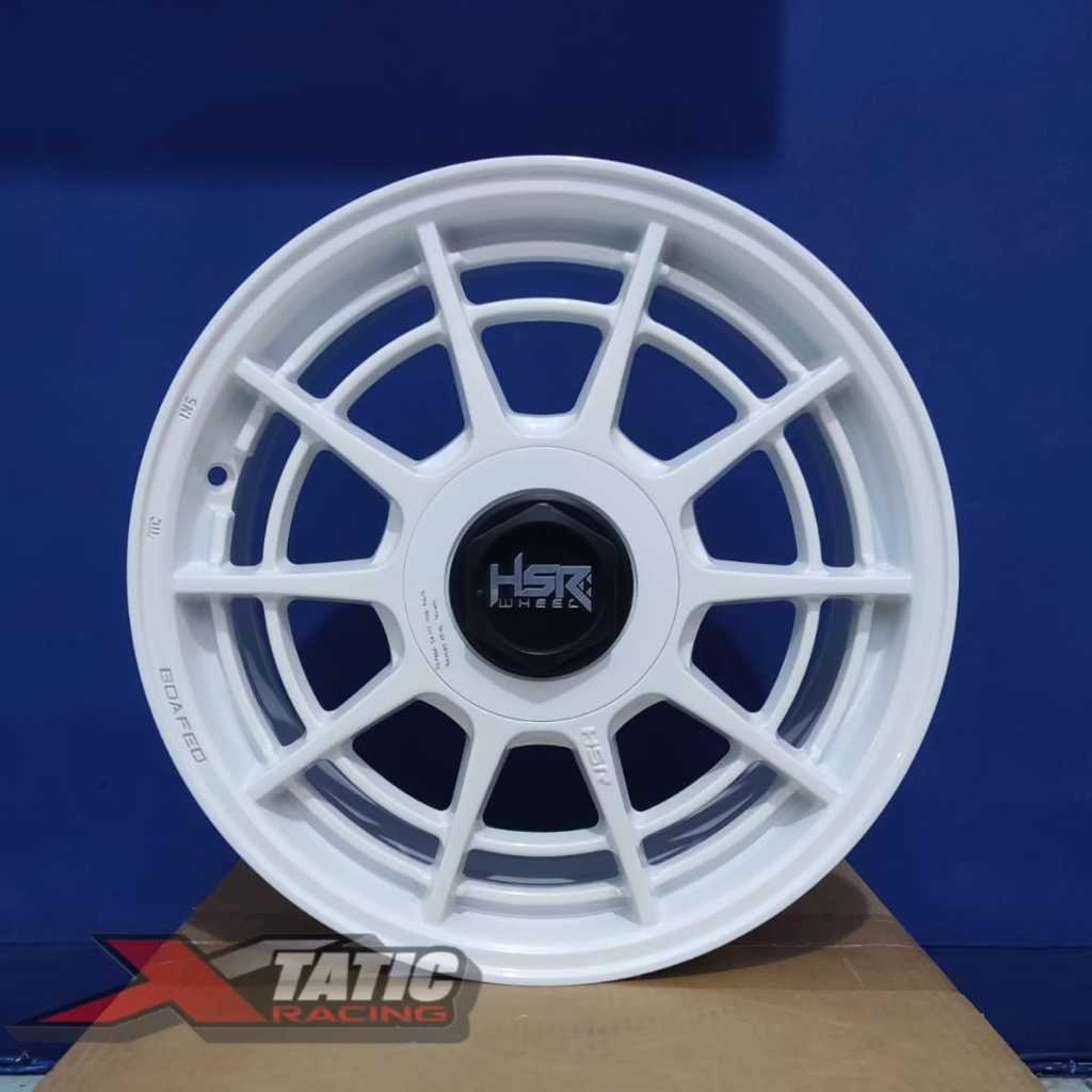 Velg Mobil Jazz Yaris Brio Freed R16 Pelek HSR BOAFEO Ring 16 White/Putih