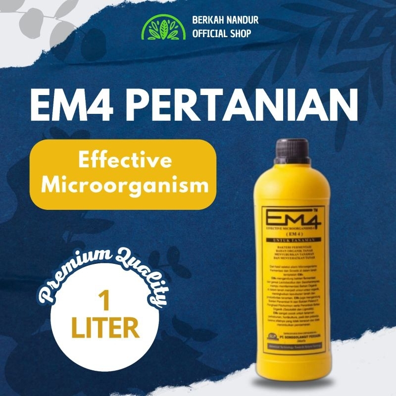 ORIGINAL Em 4 / EM4 Pertanian Decomposer Pengurai Dekomposer