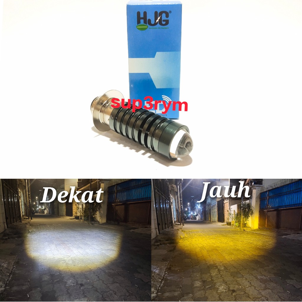 lampu utama laser h6 d2 original hjg hi lo putih kuning ac dc