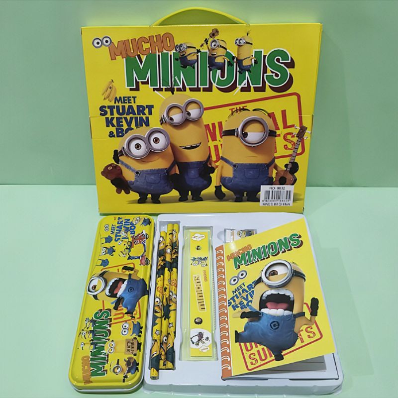 

Study Set Paket Alat Tulis Karakter Motif Minion Murah Lengkap Anak Laki Edukasi - Stasionery set buku Sekolah Kemasan Tas Souvenir Ulang Tahun Stationery Set Pensil Peralatan Belajar Karakter Despicable Me Anak Cowok Edukatif Terlaris Promo Arafa5tore