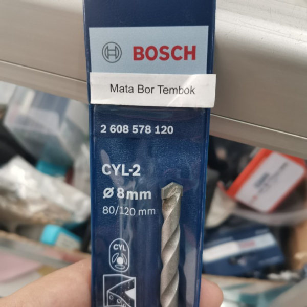 BOSCH mata bor beton 8 mm CYL-2 mata bor tembok drill 8mm Diskon