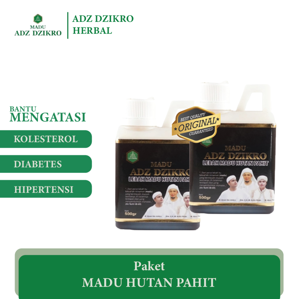 

Madu Hutan Pahit ADZ DZIKRO - Paket 2pcs