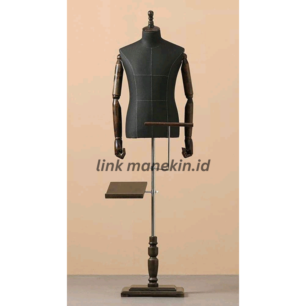 Patung dm foam | Manekin jass | Manekin premium | Manekin Pria tusuk jarum Tangan kayu robot
