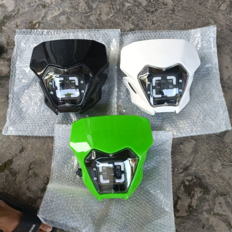 Batok Lampu Depan Daymaker KLX 230 LED Lampu Reflektor KLX 230 LED Headlamp Daymaker KLX230