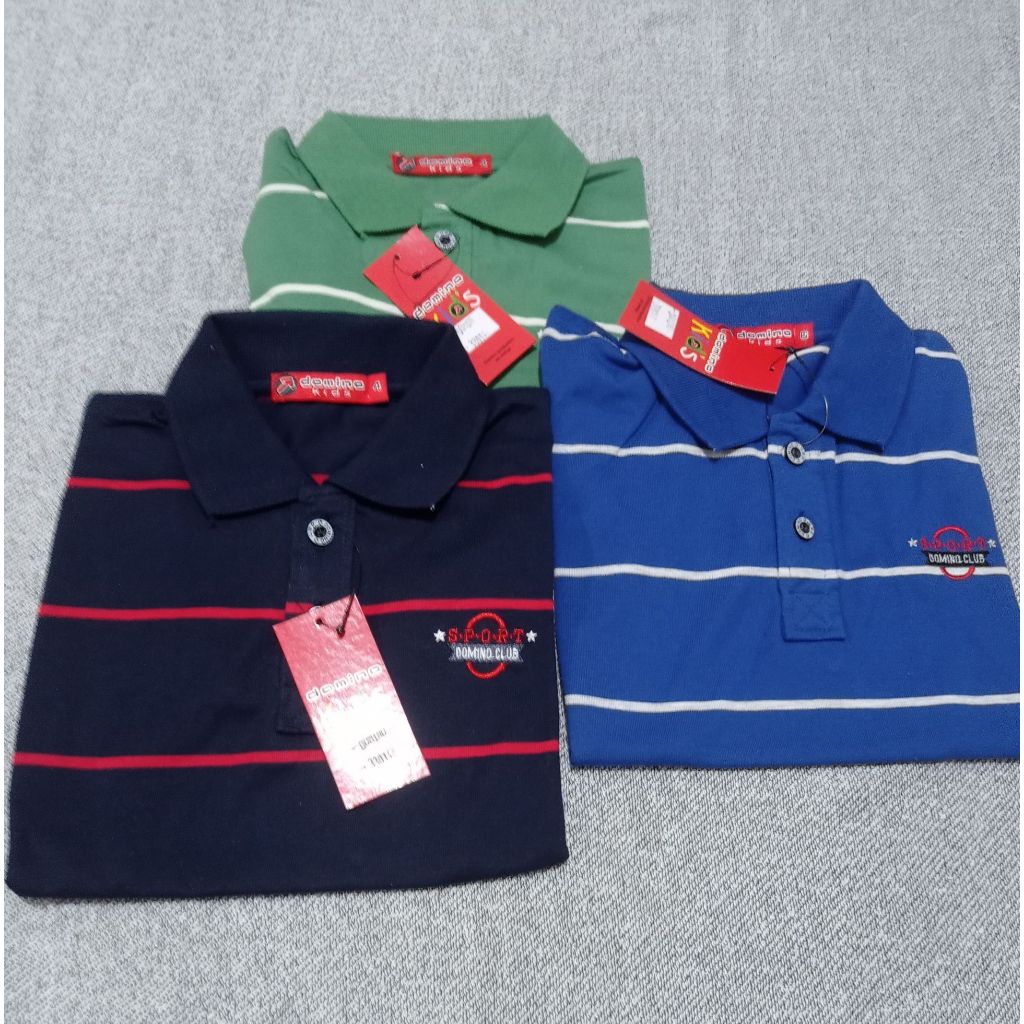 KRAH SALUR ANAK DOMINO/ BAJU KAOS ANAK/ DOMINO KIDS/ IVAN KIDS