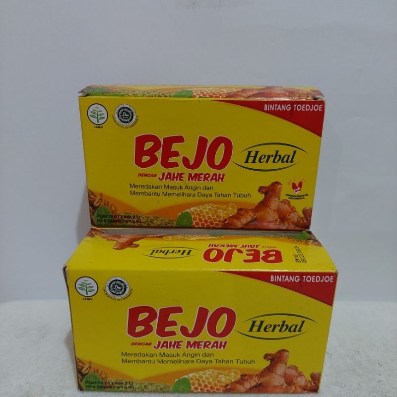 

BEJO Jahe Merah 1 Pack ( Isi 6 Sachet )