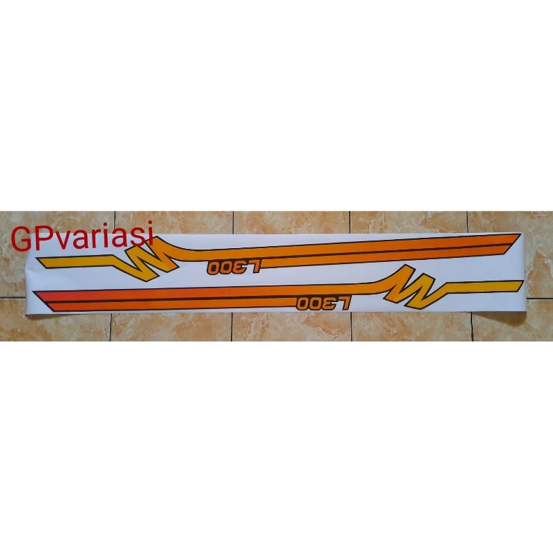 stiker L300 pick up kuning//stiker pick up mitsubishi l300