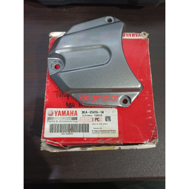 COVER POMPA OLI TUTUP OIL PUMP BAK KOPLING KANAN RXKING NEW RX KING ROBOT PEREDAM 2006-2008 ORI ASLI