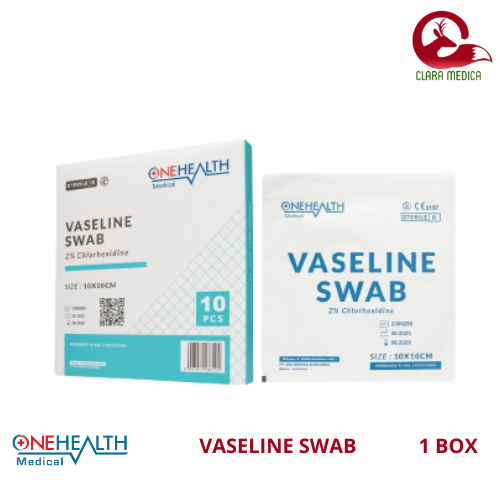 Vaseline Swab Onehealth Box Kain Kasa Kassa Steril
