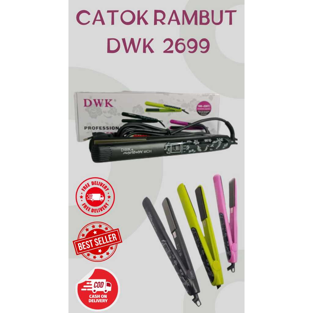 Catok Rambut DWK 2699 Professional Salon