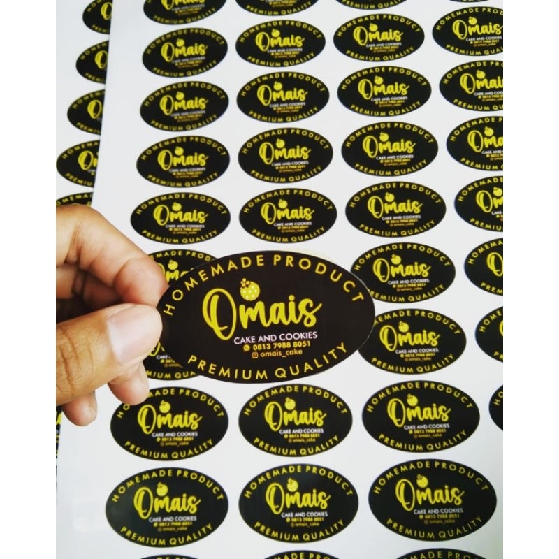 

Cetak Stiker Cromo Cutting / stiker kemasan / cetak stiker label / cetak stiker murah / cetak stiker kromo