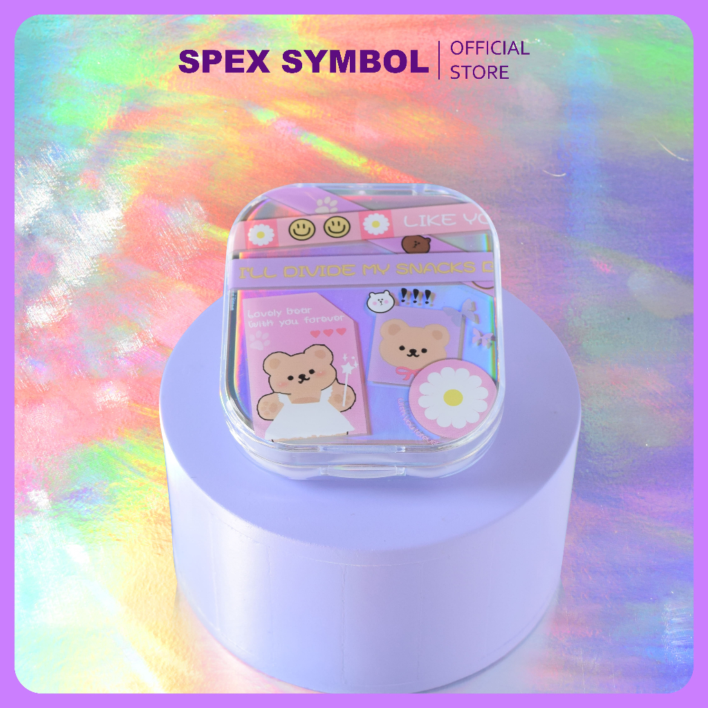 Spex Symbol Hologram Boneka Lenscase