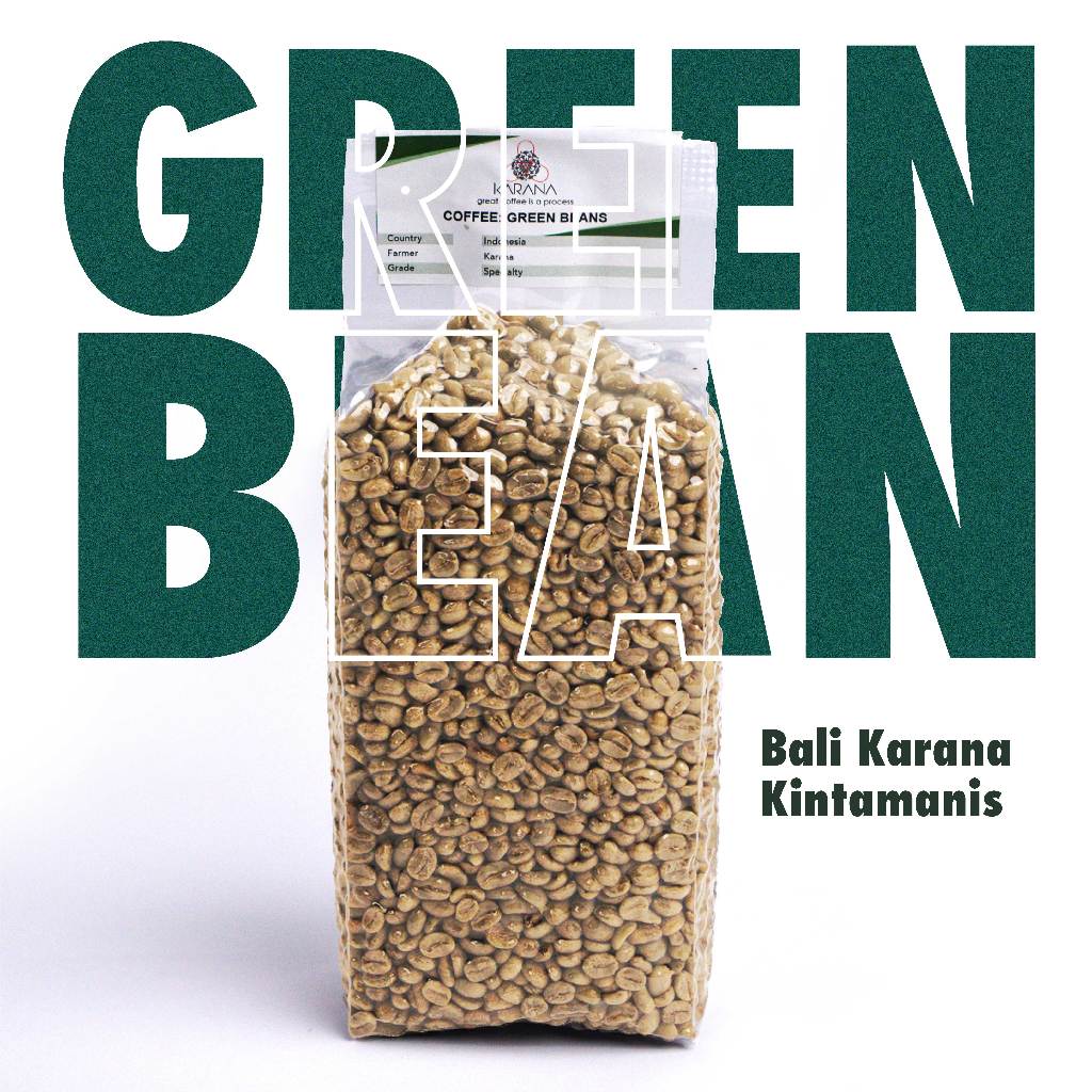 

Green Bean Arabika Bali Karana Kintamani - Natural Process (Specialty) 1 kg