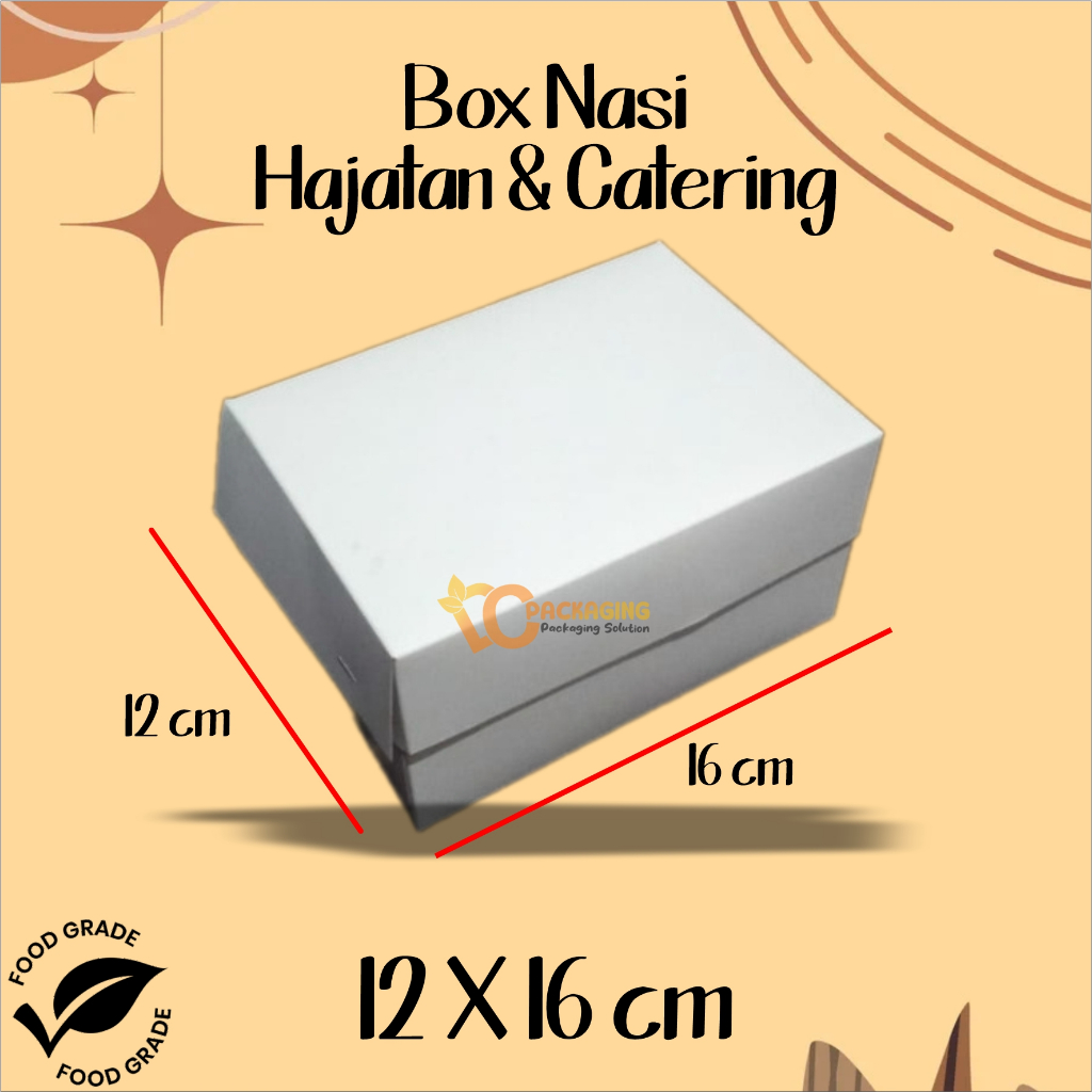 

Dus Snack - Dus Kue 16x12x6.5 / Dus Box Kotak Kue Roti / Dus Box Kotak Berkat Oleh Oleh - Dus Box Kotak Jajan Hajatan