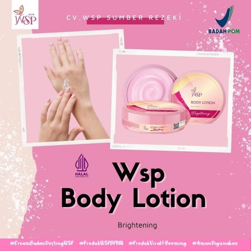body lotion wsp
