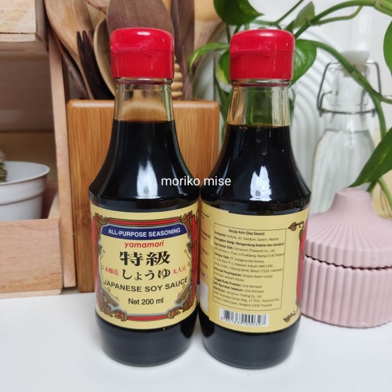 

yamamori japanese SOY SAUCE 200 ml kecap asin jepang YAMAMORI
