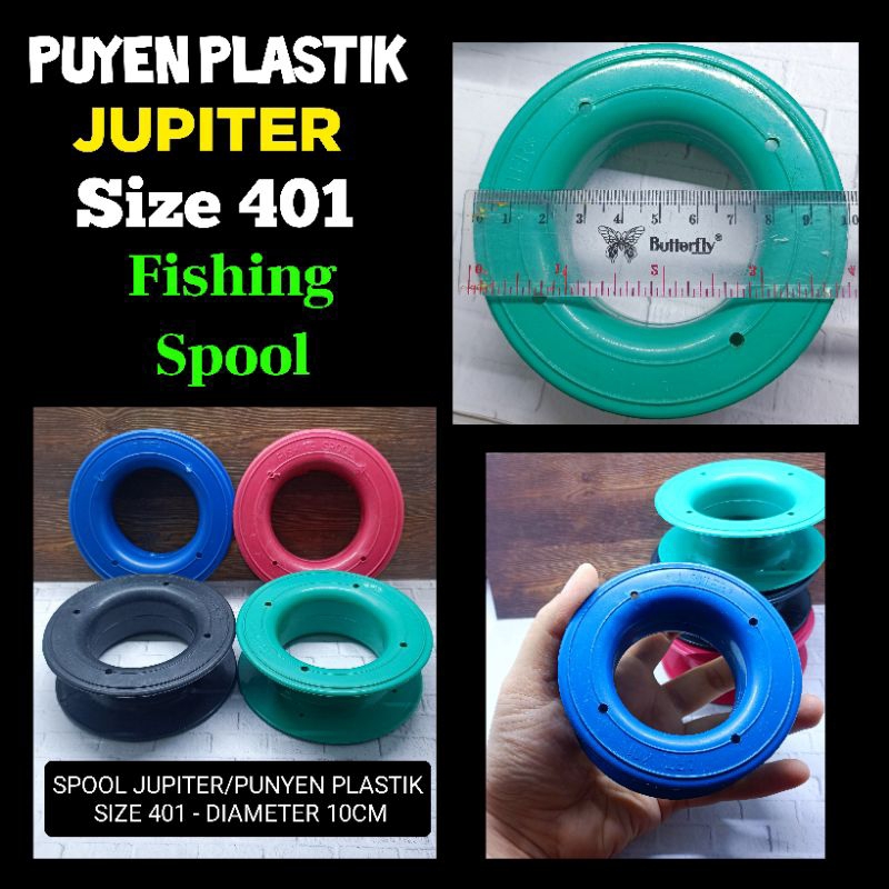 JUPITER FISHING SPOOL 401/DIAMETER 29GRAM PUYEN PLASTIK GULUNGAN PANCING