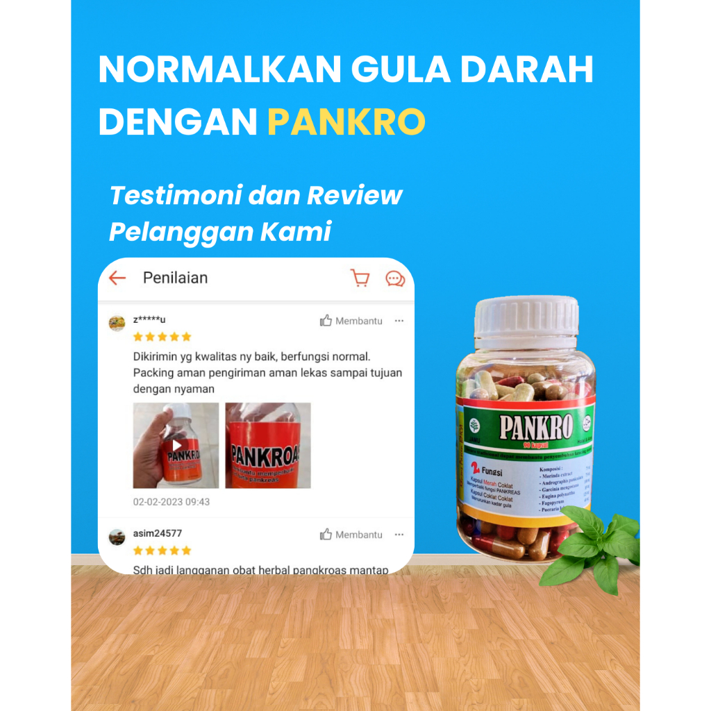 TERBARU KAPSUL PANKRO CAMPUR OBAT DIABETES AMPUH - OBAT HERBAL DIABETES BASAH / KERING OBAT PENURUN