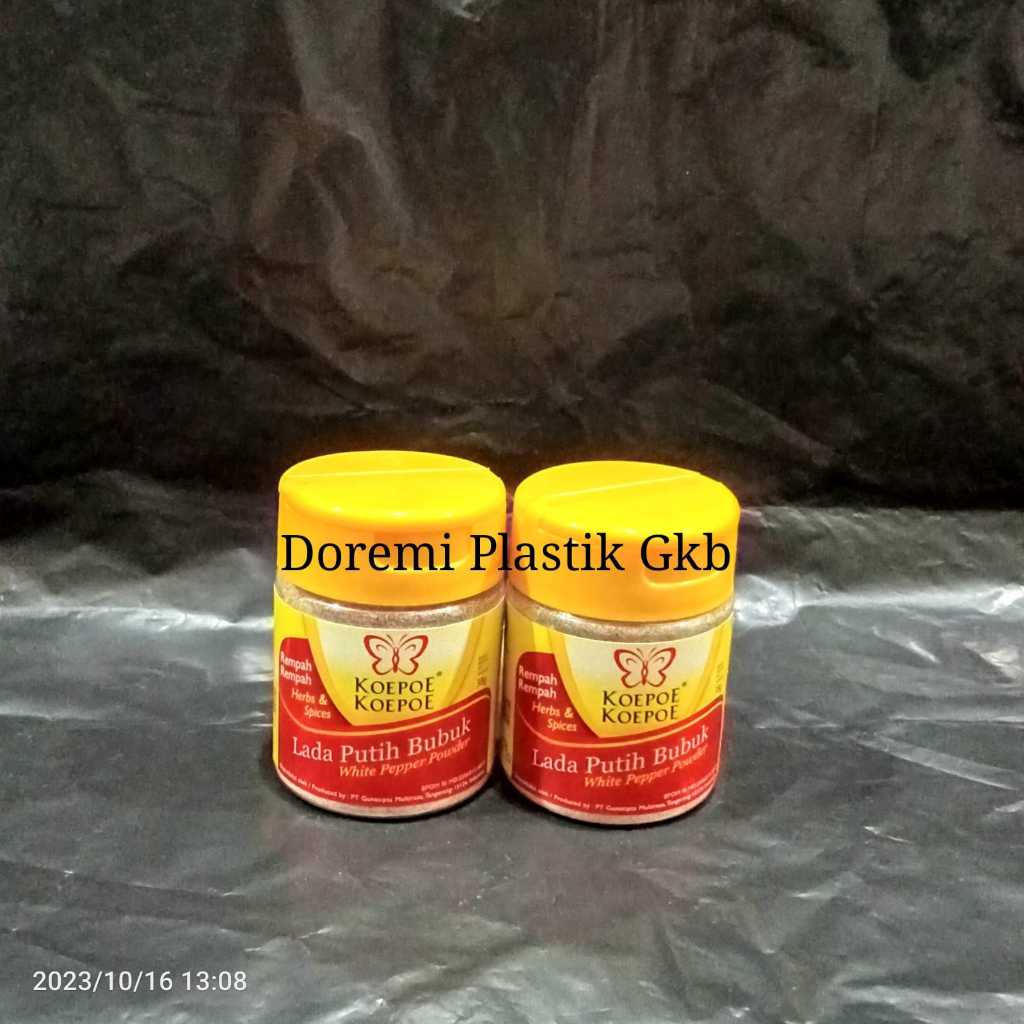 

Merica bubuk / Lada Putih 38 gr Koepoe Kupu